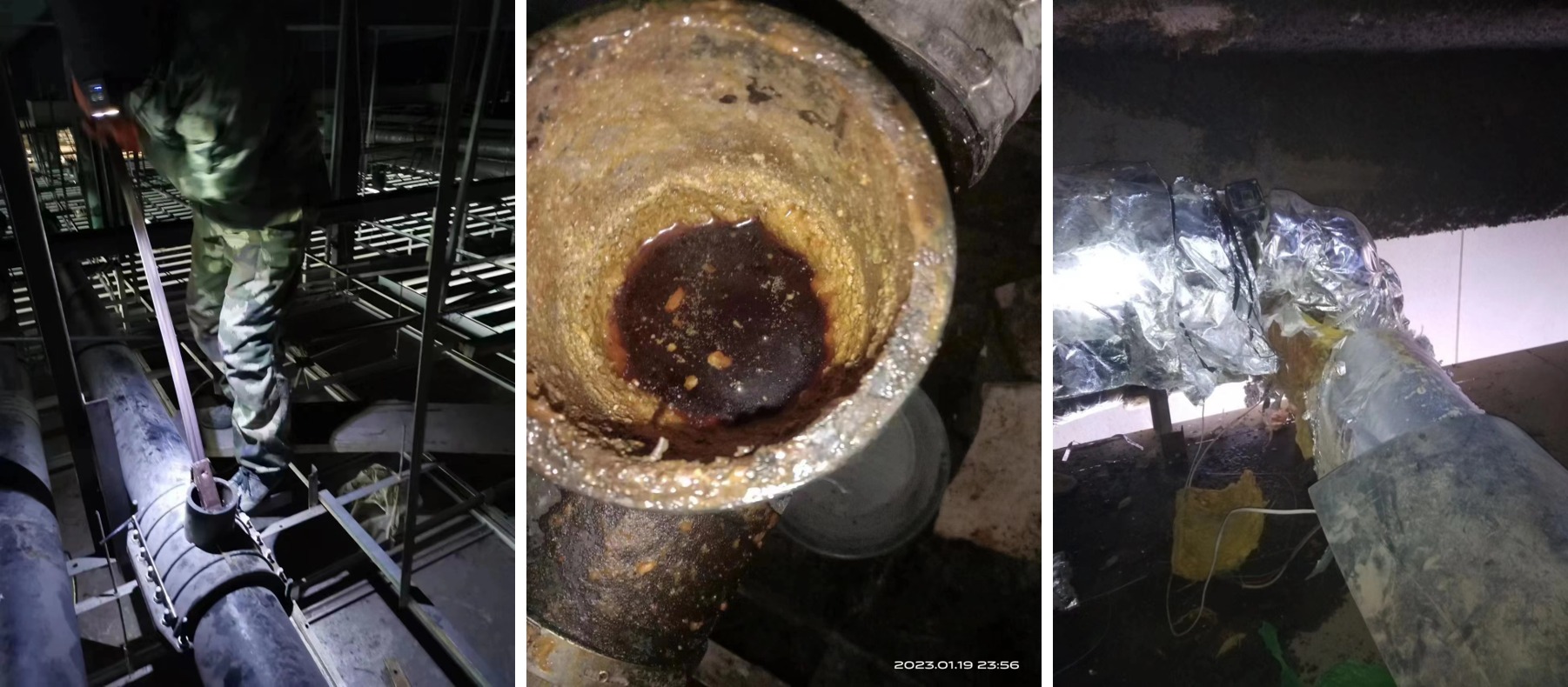 JCVAC vacuum drainage system and vacuum toilet manufacturer Gravity Drainage System Inspection Images