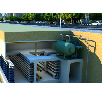 Vacuum drainage scheme of urban comprehensive pipe gallery